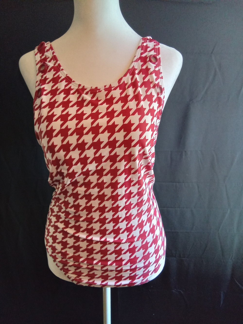 Juicy Couture NWT‎ Red and White Grommett Bathing suit. Never Worn M